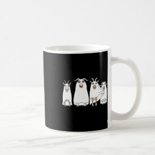 Goat Ghost Halloween Farmer Goat Lover Scary Spook Coffee Mug