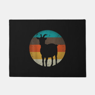 Goat Gift Vintage Retro Funny Dairy Farmer Animal Doormat