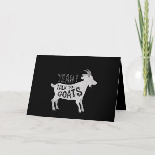 Goat Gifts for Goat Lovers Funny Card
