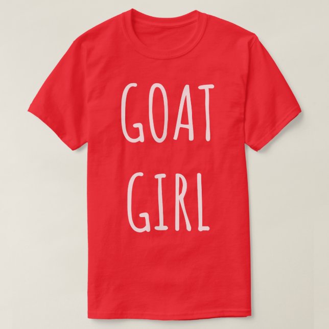Goat Girl Loves Goats Mum Farmer  T-Shirt (Design Front)