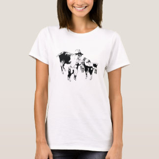 Goat - Goat and her kids T-Shirt