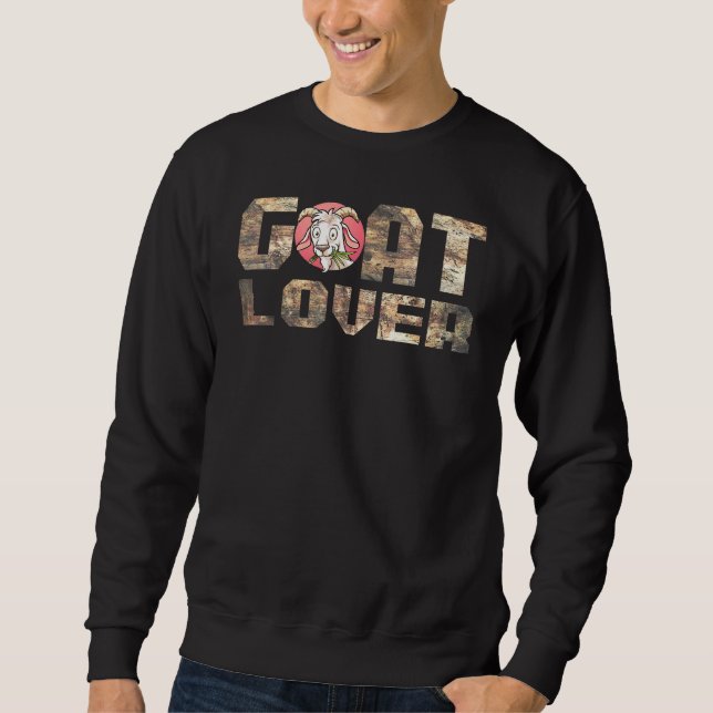 Goat Goat Animal Sweatshirt (Front)