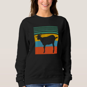 Goat Goats Retro Sweatshirt