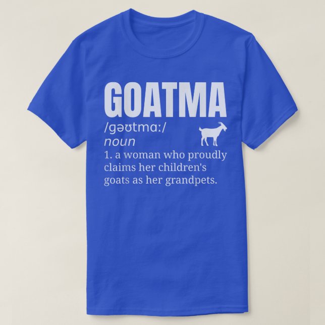 Goat Grandma Grandmother Pet  T-Shirt (Design Front)