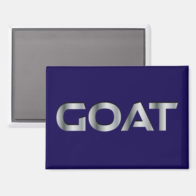 GOAT Greatest Of All Things Magnet (Front/Back)
