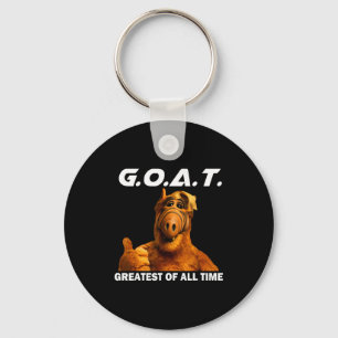 Goat Greatest Of All Time Funny Meme  Key Ring