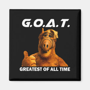 Goat Greatest Of All Time Funny Meme  Magnet