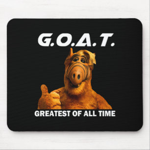 Goat Greatest Of All Time Funny Meme  Mouse Pad