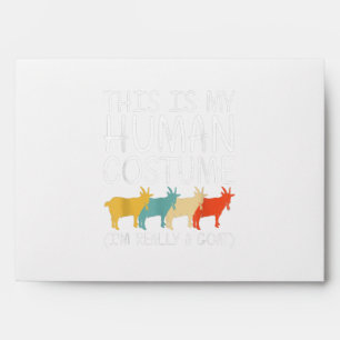 Goat Halloween Human Costume Envelope