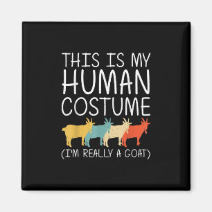 Goat Halloween Human Costume Magnet