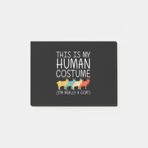 Goat Halloween Human Costume Post-it Notes