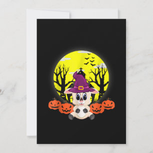 Goat Halloween Pumpkin Funny Halloween Costume Holiday Card