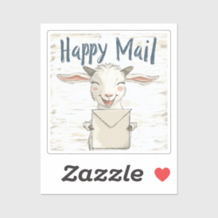 Goat, Happy Mail, Sticker