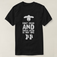Goat Head Sheep Head Funny Quote With White Text