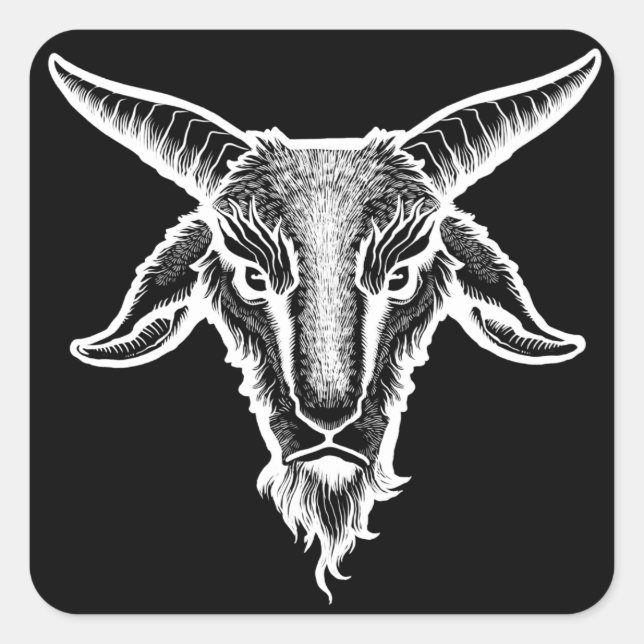 Goat Head Sticker (Front)
