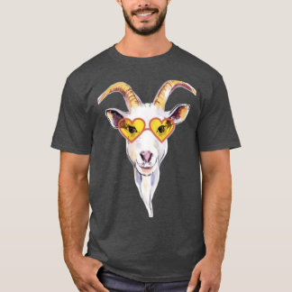 goat head trendy stickers  T-Shirt