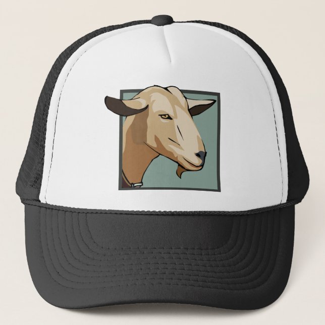 Goat Head Trucker Hat (Front)