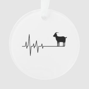 Goat Heartbeat  Ornament
