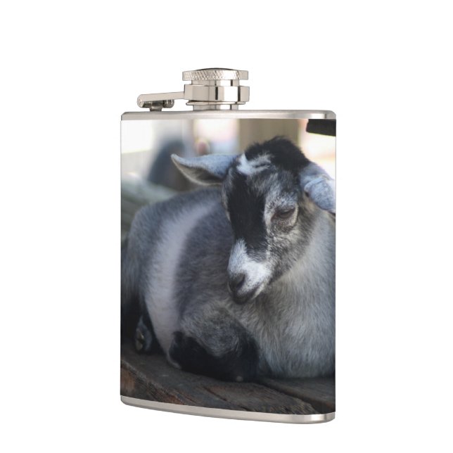 Goat Hip Flask (Left)