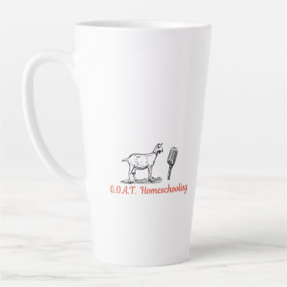 GOAT Homeschooling Podcast Mug, 17oz Latte Mug