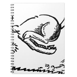 Goat horn ram custom personalise Anniversaries Notebook