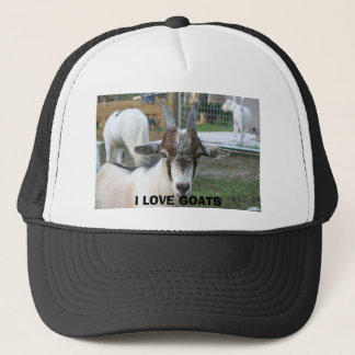 goat, I LOVE GOATS Trucker Hat