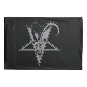 Goat in a Pentagram Pillowcase