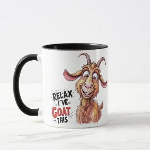 Goat in Action: Relax, I've Goat This! - Humourous Mug