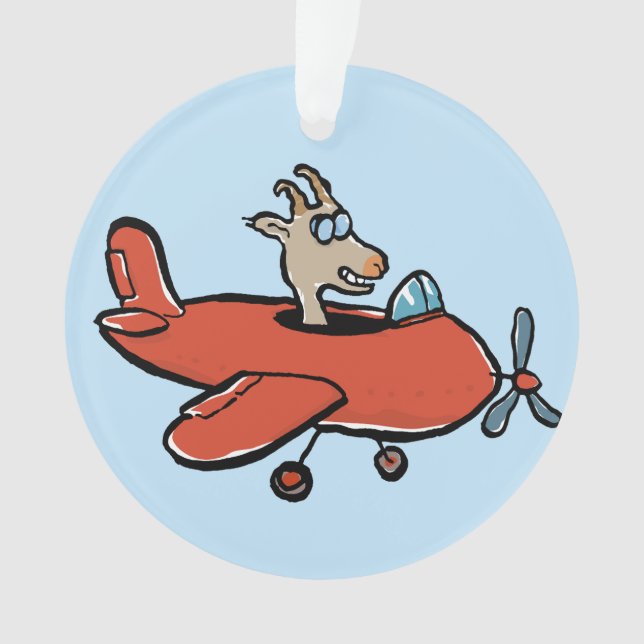 goat in the sky ornament (Front)