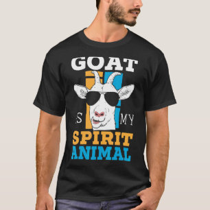Goat Is My Spirit Animal Goat Whisperer Farm Anima T-Shirt