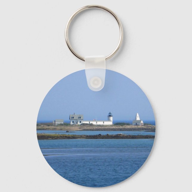 Goat Island Lighthouse Key Ring (Front)
