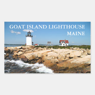 Goat Island Lighthouse, Maine Stickers