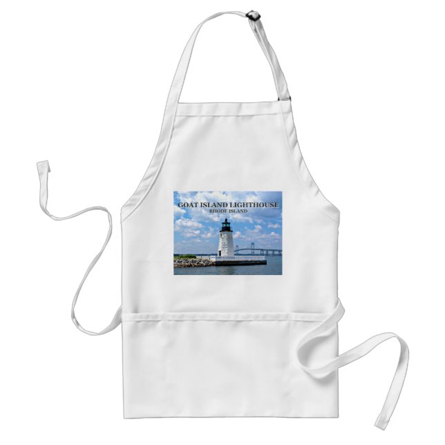 Goat Island Lighthouse, Rhode Island Apron (Front)