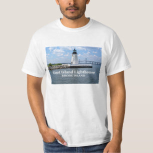 Goat Island Lighthouse, Rhode Island T-Shirt