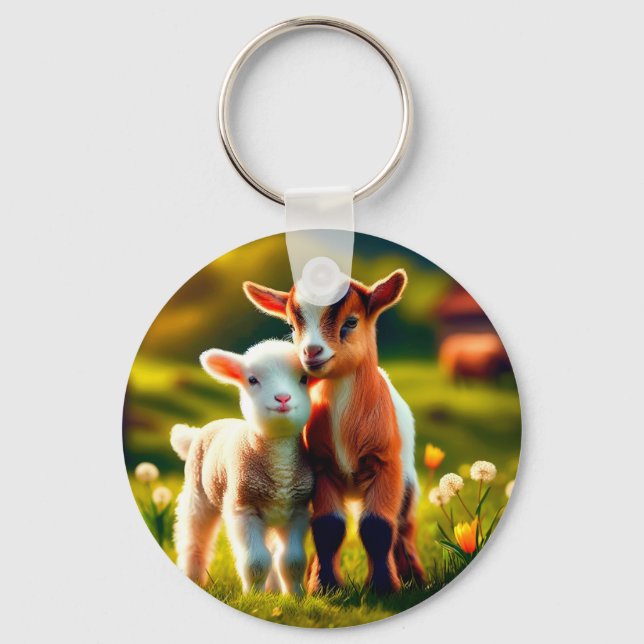 goat key ring (Front)
