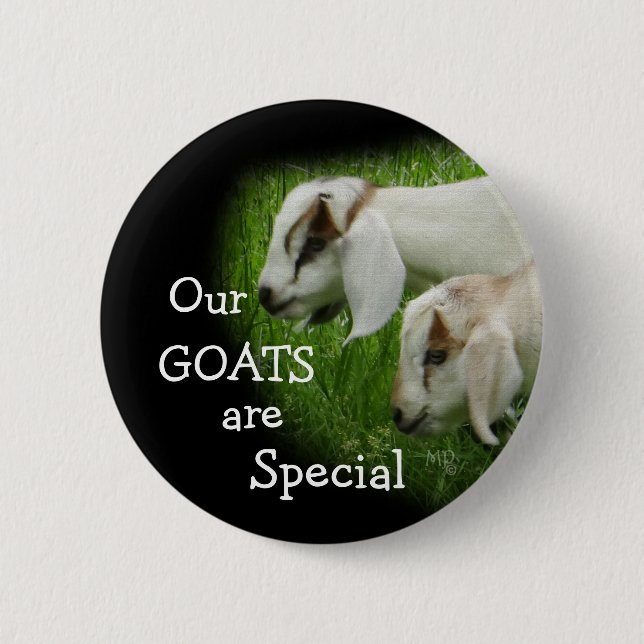 Goat Kids pin-personalise 6 Cm Round Badge (Front)