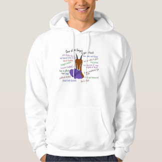 goat, lamanch, escape trouble hoodie