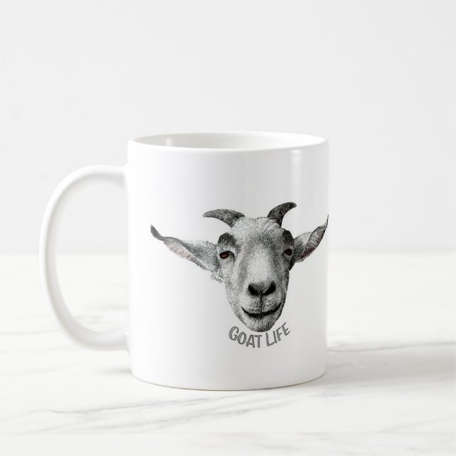 Goat Life Coffee Mug (Left)