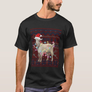 Goat Lights Ugly Sweater Goat Lover Gift For Chris