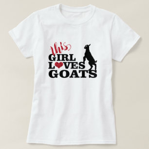 GOAT LOVE   This Girl Loves Goats Baby Toggenburg T-Shirt