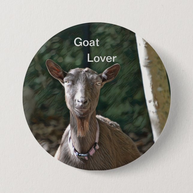 Goat Lover 7.5 Cm Round Badge (Front)
