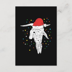 Goat Lover Christmas Holidays Enclosure Card