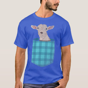 Goat Lover Farm Animal Lover Farmer Cute Pocket Go T-Shirt