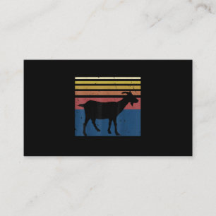Goat Lover Gifts Vintage Retro Funny Farmer Farm Enclosure Card