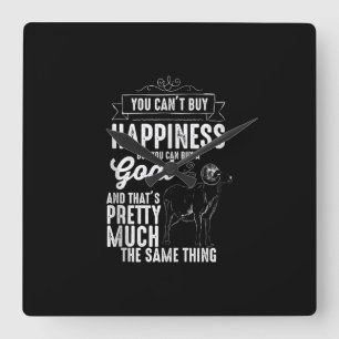 Goat Lover Goat Gift Square Wall Clock