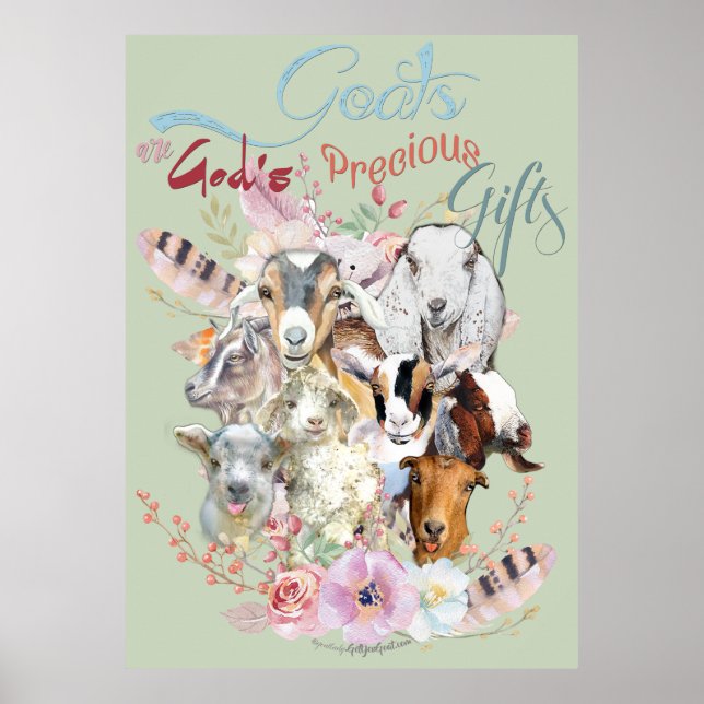 GOAT LOVER | God's Precious Gifts GetYerGoat™ Poster (Front)
