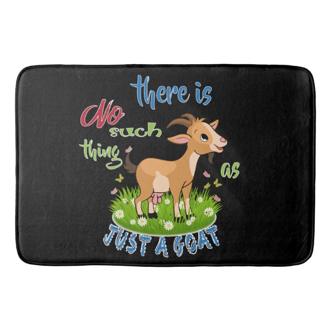 GOAT Lover | Just a Goat GetYerGoat™ Bath Mat (Front)