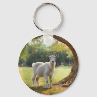 Goat Lover Keychain