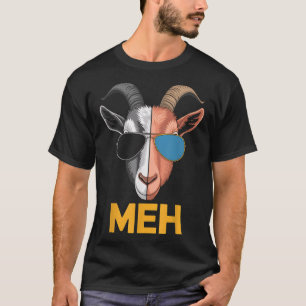 Goat Meh Funny Goat Lover Farmer Gift T-Shirt