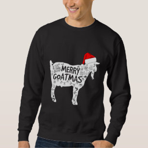 Goat Merry Goatmas Family Couple Matching Christma Sweatshirt